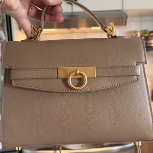 Parisa Wang Classic Mini Grace Satchel in Taupe